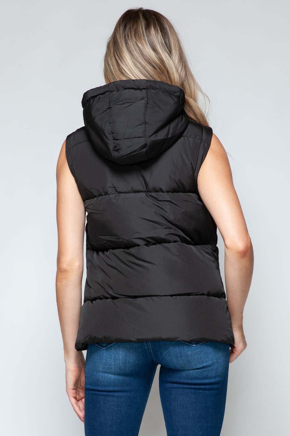 Snobbish Snap and Zip Closure Hooded Vest – Charming Charlie