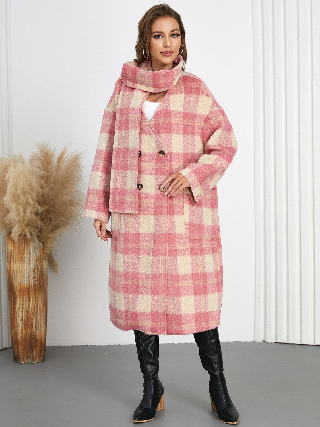 黄*昏様 Supreme Plaid Car Coat ピンク Plaid Car Coat - fall/winter 2025 - Supreme