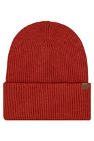 Red C.C Solid Long Folded Cuff Beanie