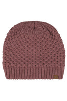 Coco Berry C.C Cross Cell Stitch Knit Satin Lining Beanie