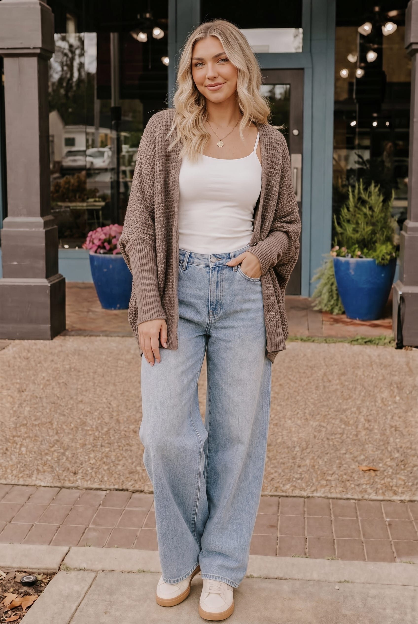 Chai Latte Knit Cardigan - Charming Charlie