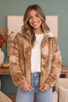 Homecoming Faux Fur Zip Up Jacket - Charming Charlie