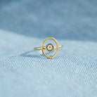 925 Sterling Silver Evil Eye Ring - Charming Charlie