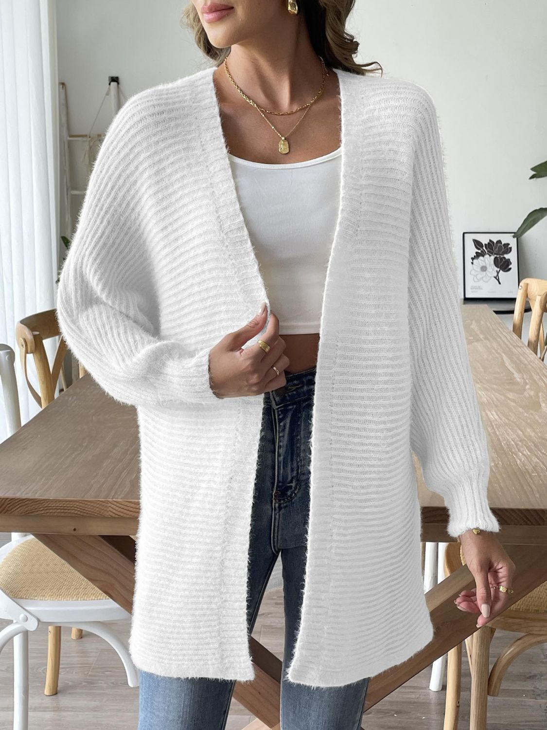 Open Front Long Sleeve Cardigan - Charming Charlie