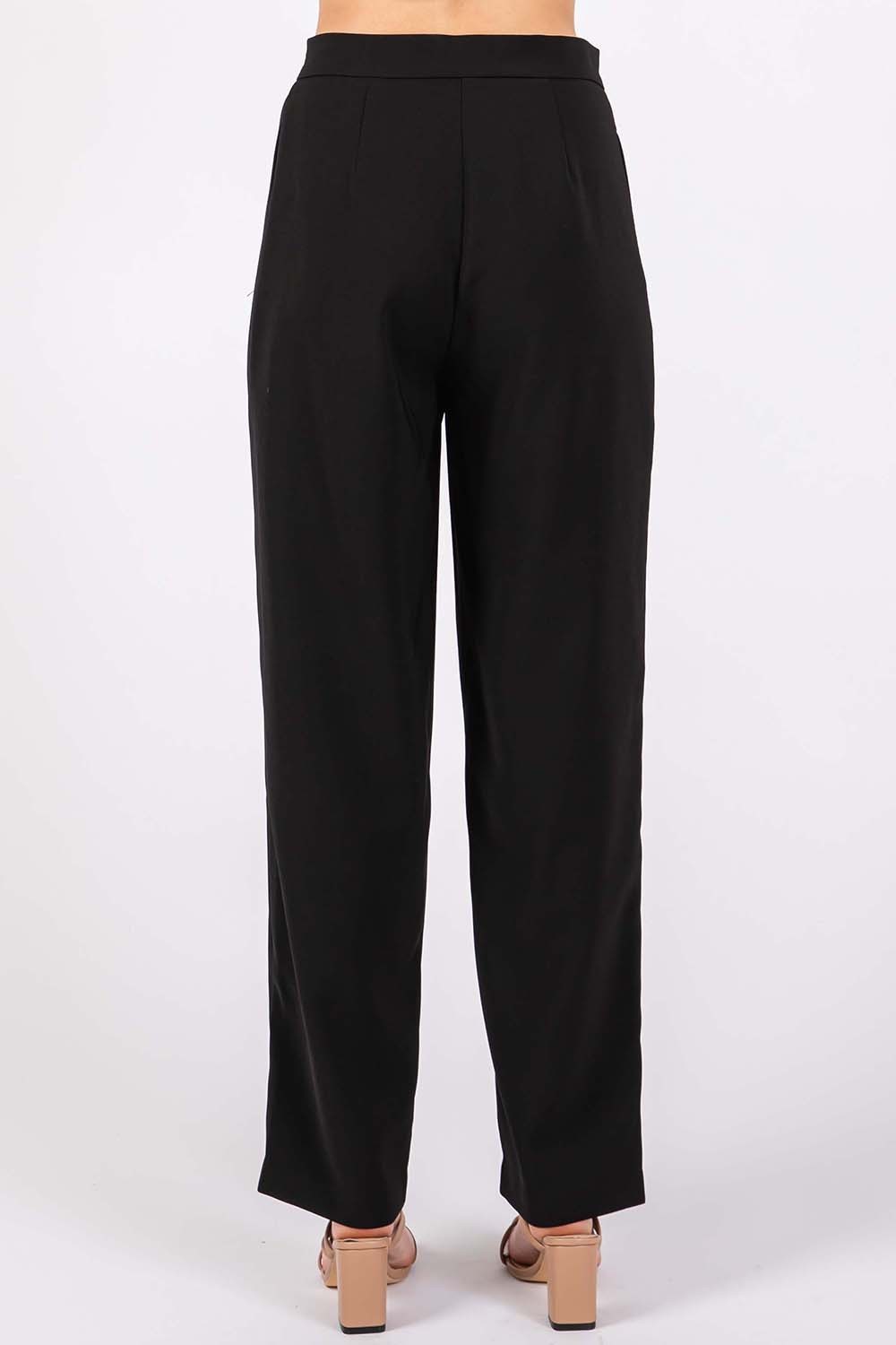 GeeGee High-Waisted Pleated Pants - Charming Charlie