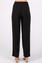 GeeGee High-Waisted Pleated Pants - Charming Charlie