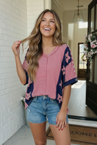 Stars and Stripes Forever Oversized Top - Charming Charlie