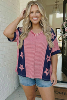 Stars and Stripes Forever Oversized Top - Charming Charlie