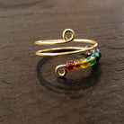 925 Sterling Silver Bead Wrap Ring - Charming Charlie