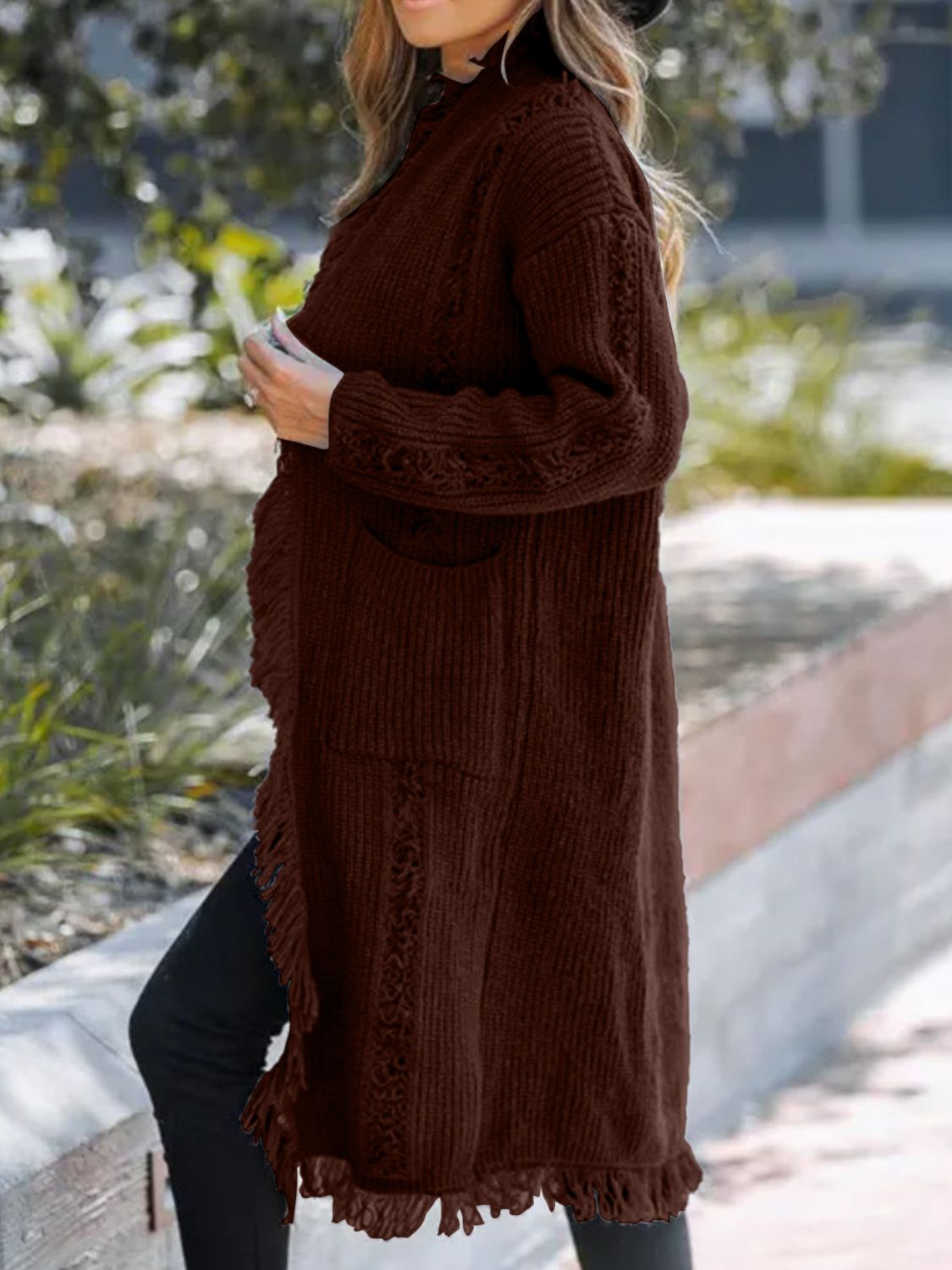 トップス rurumu: revival fringe knit cardigan rurumu: revival fringe knit cardigan 【公式通販】