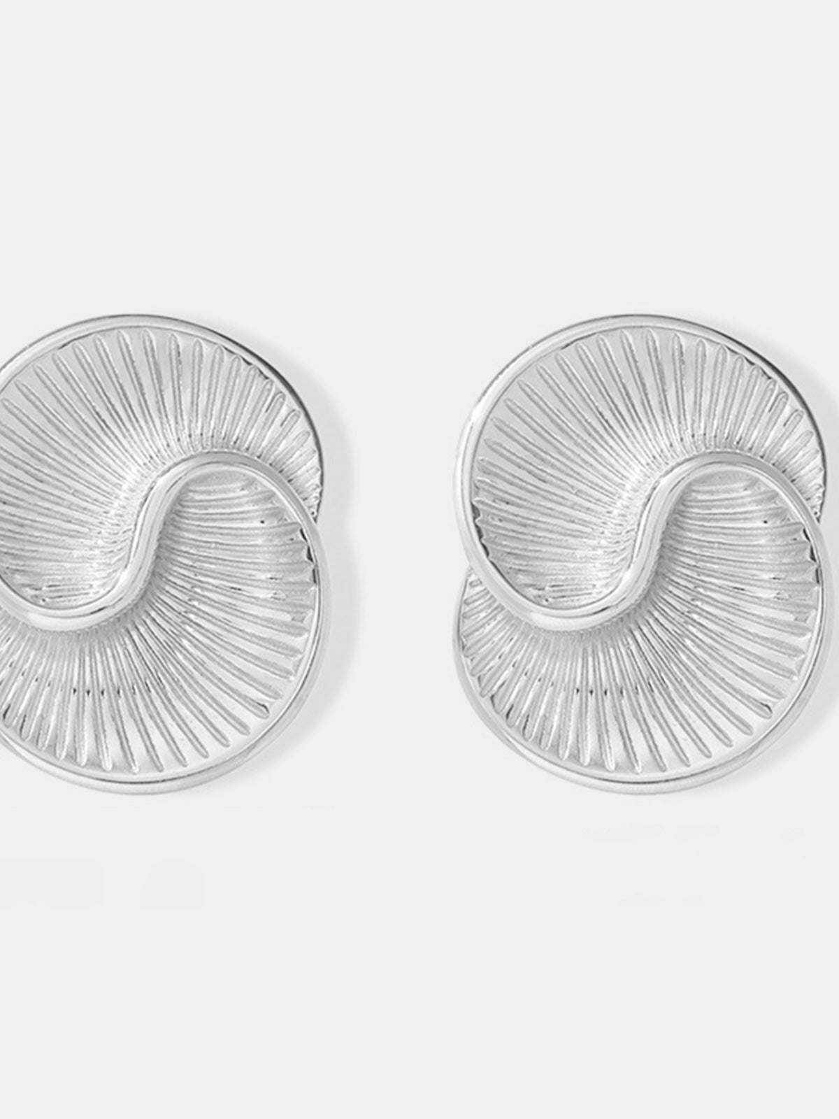 Titanium Steel Spiral Stud Earrings - Charming Charlie