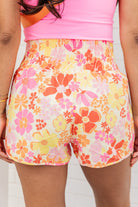 Printed High Waist Shorts - Charming Charlie