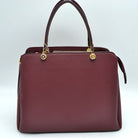 Women’s Textured Faux Leather Top Handle Tote Bag - Tote Bag