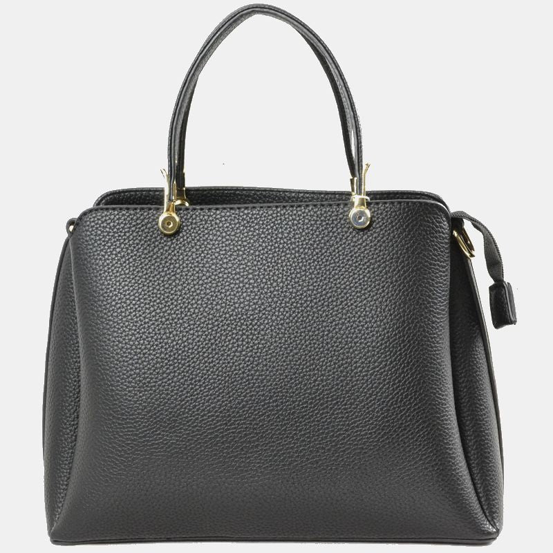 Women’s Textured Faux Leather Top Handle Tote Bag - Tote Bag