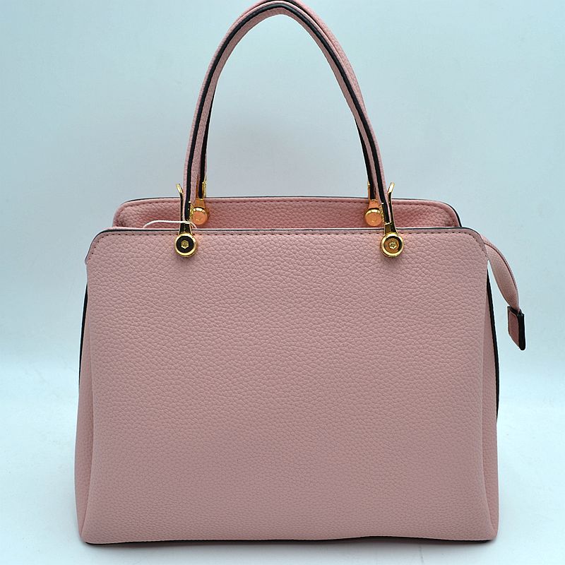 Women’s Textured Faux Leather Top Handle Tote Bag - Tote Bag