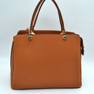 Women’s Textured Faux Leather Top Handle Tote Bag - Tote Bag