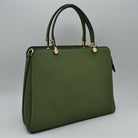 Women’s Textured Faux Leather Top Handle Tote Bag - Tote Bag