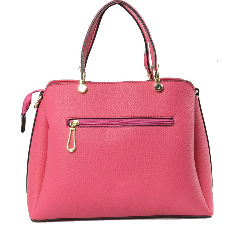Women’s Textured Faux Leather Top Handle Tote Bag - Tote Bag