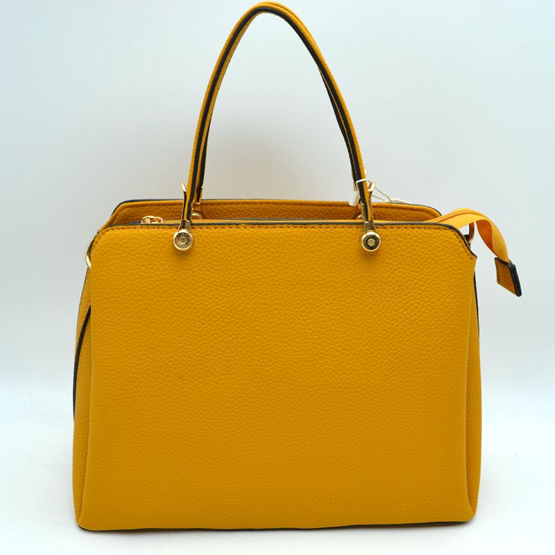Women’s Textured Faux Leather Top Handle Tote Bag - Tote Bag
