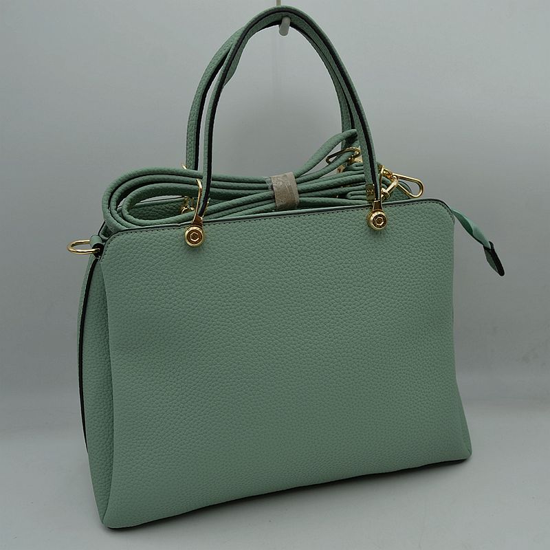 Women’s Textured Faux Leather Top Handle Tote Bag - Tote Bag
