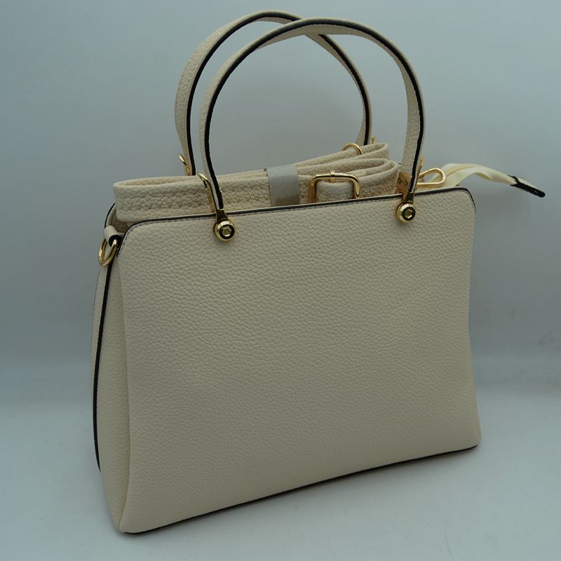Women’s Textured Faux Leather Top Handle Tote Bag - Tote Bag