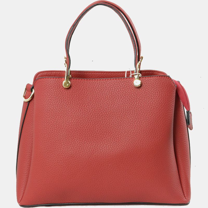 Women’s Textured Faux Leather Top Handle Tote Bag - Tote Bag