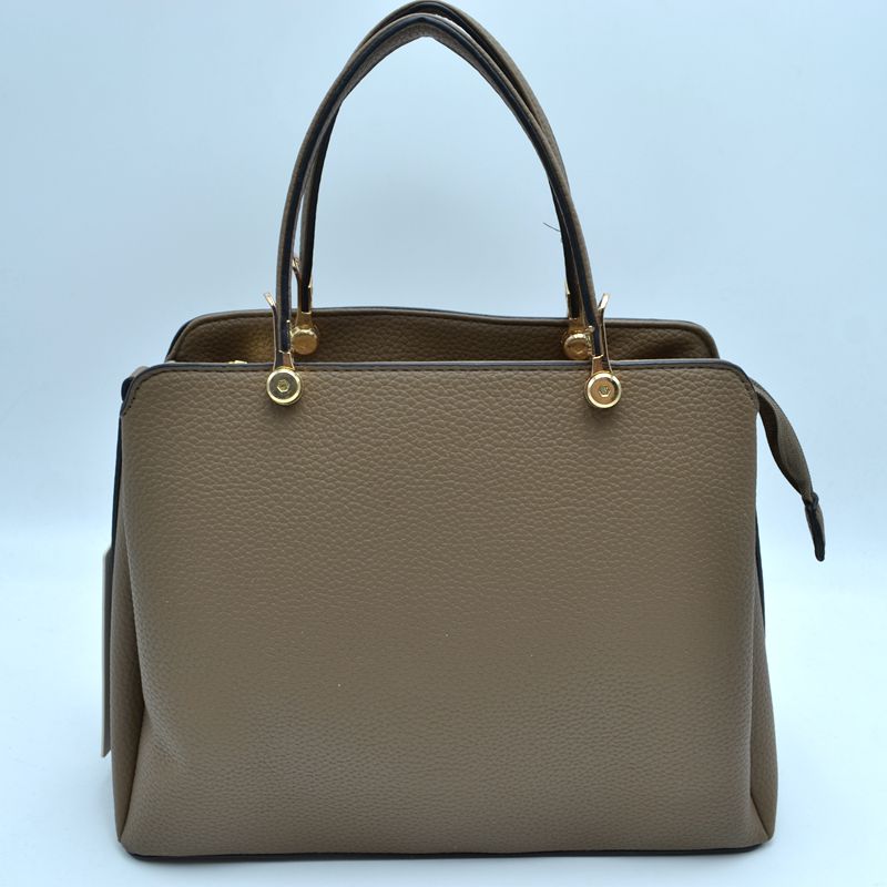 Women’s Textured Faux Leather Top Handle Tote Bag - Tote Bag