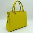 Women’s Textured Faux Leather Top Handle Tote Bag - Tote Bag
