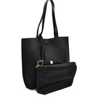 Reversible Faux Leather Tote Bag Vegan Tassel Handbag - Tote Bag