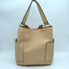 2-in-1 Chic Satchel Side Pocket Bucket Bag with Long Strap - Tote Bag