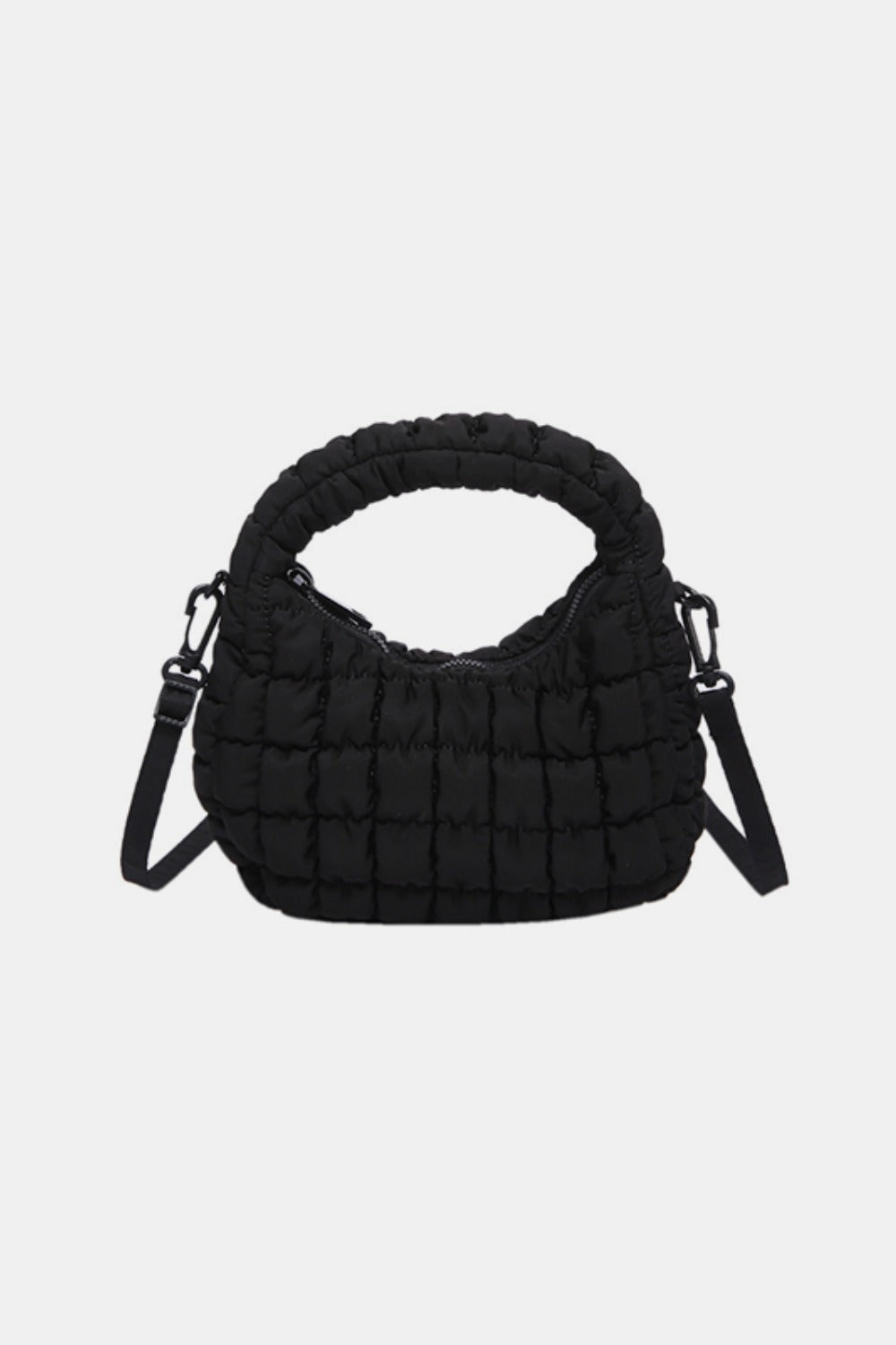 Quilted Puffy Removable Strap Crossbody Bag Charming Charlie
