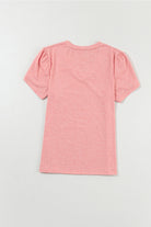 V-Neck Petal Sleeve T-Shirt - Charming Charlie