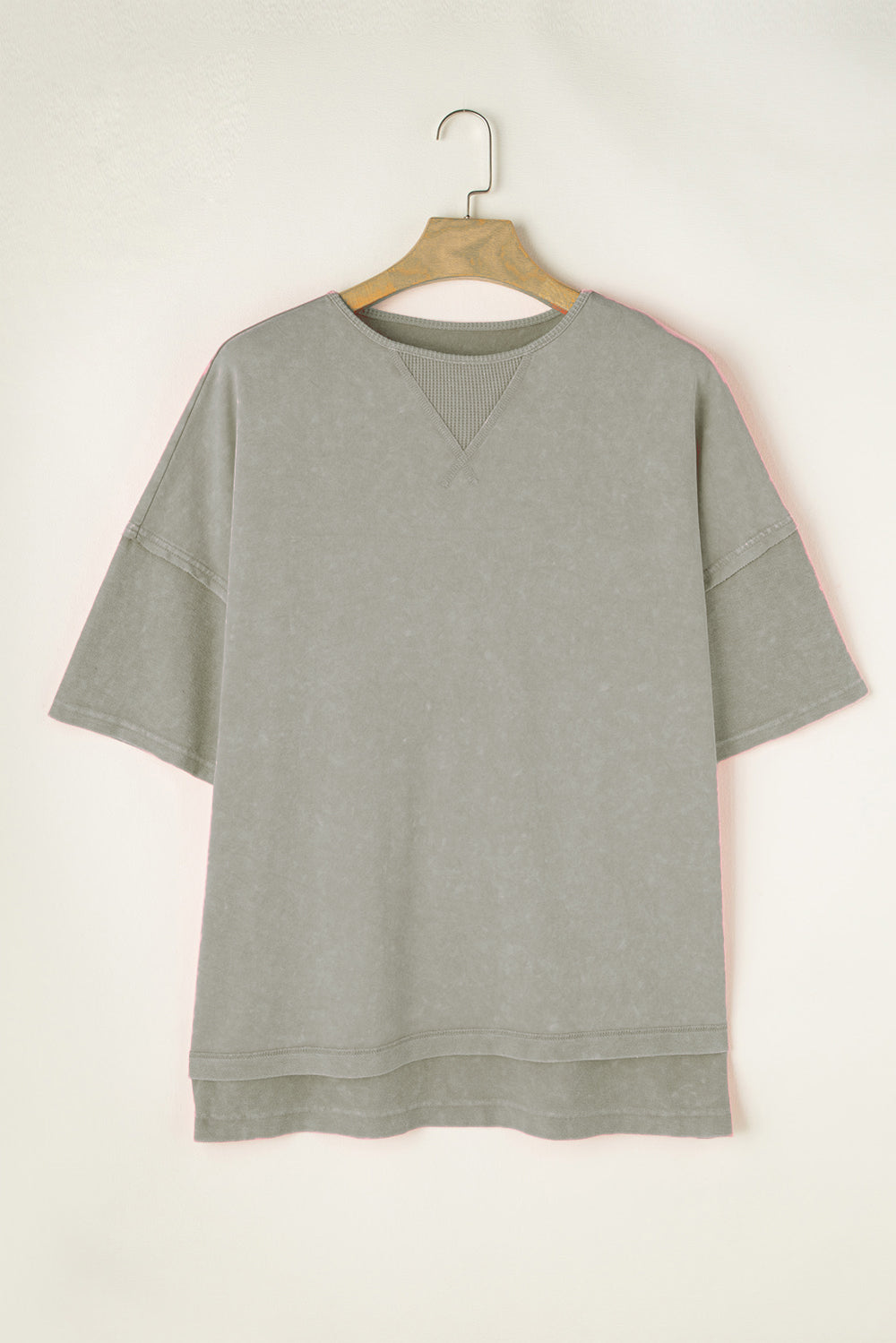 Plus Size Round Neck Half Sleeve T-Shirt - Charming Charlie