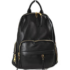 Elegant Soft PU Leather Bag Casual Shoulder Women’s Backpack - Backpacks