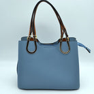 Textured Faux Leather Horseshoe Handle Women’s Tote Bag - Tote Bag