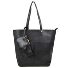 3 In 1 Large Soft Faux Leather Womens Tote Handbags - Tote Bag