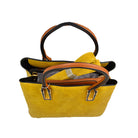 Solid Faux Leather Tote Bag Shoulder Bag - Tote Bag