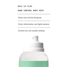 Versed Back-Up Acne Control Body Mist - All Over Blemish Spot Treatment + Salicylic Acid Spray with Tea Tree Oil & Witch Hazel - Oil Control + Redness Relief Acne Spray for Back & Body - Vegan (3 oz) - Charming Charlie