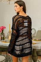 BiBi Long Sleeve Knit Cover Up - Charming Charlie