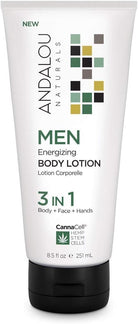 Andalou Naturals CannaCell MEN Energizing Body Lotion, 8.5 Ounce - Charming Charlie