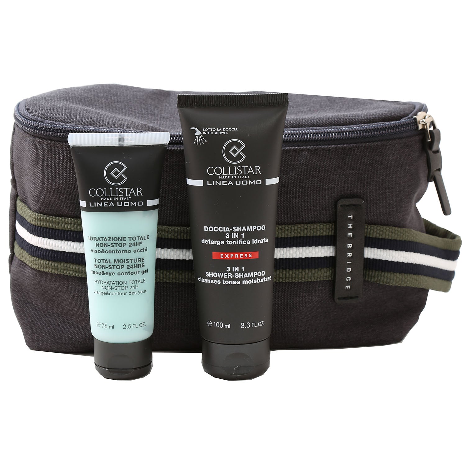 COLLISTAR MEN SET IDRATAZIONE TOTALE FACE & CONTOUR GEL/ DOCCIA 3 IN 1 SHOWER-SHAMPOO - Charming Charlie