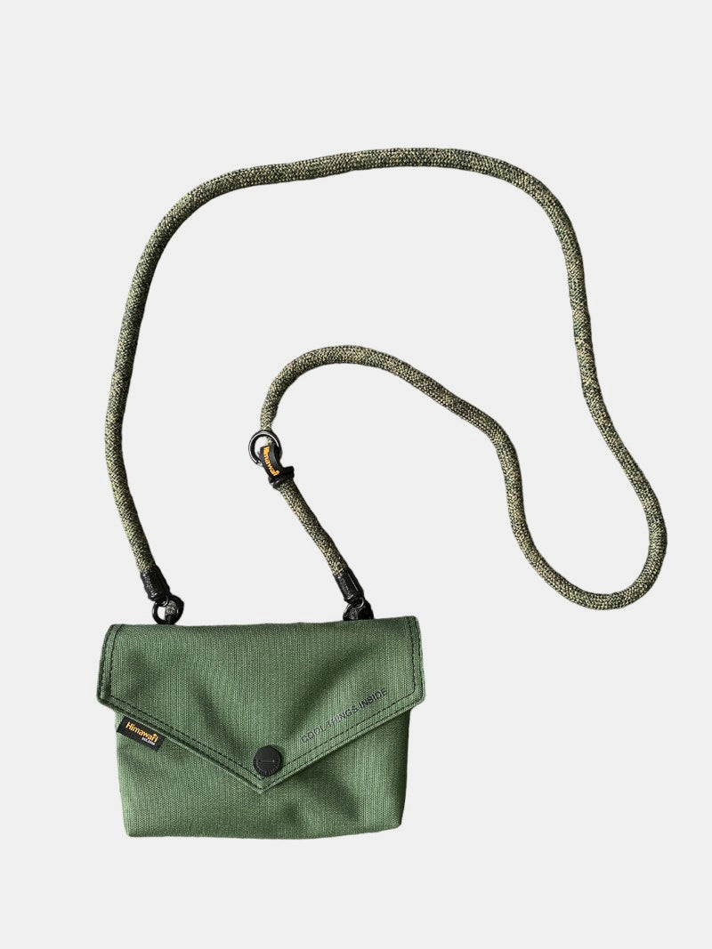 Himawari Solid Color Envelope Shape Crossbody Bag with Removable Strap - Charming Charlie