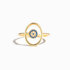 925 Sterling Silver Evil Eye Ring - Charming Charlie