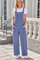Lovelet V-Neck Wide Strap Overalls