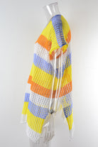Slit Color Block V-Neck Cover-Up - Charming Charlie