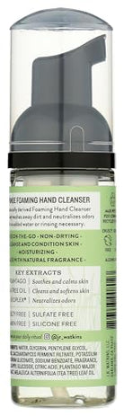 J.R. Watkins No-Rinse Foaming Hand Cleanser – Hand Soap in Pump Dispenser – Bathroom & Kitchen Foam Cleaner – All Natural, Alcohol Free, Blue Lavender, 1.6 fl. Oz - Charming Charlie