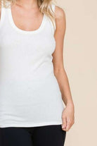 Culture Code Full Size Ribbed Scoop Neck Tank - Charming Charlie