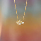 18K Gold-Plated 925 Sterling Silver Zircon Heart Necklace - Charming Charlie