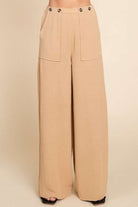 Culture Code Full Size High Waist Wide Leg Cargo Pants - Charming Charlie