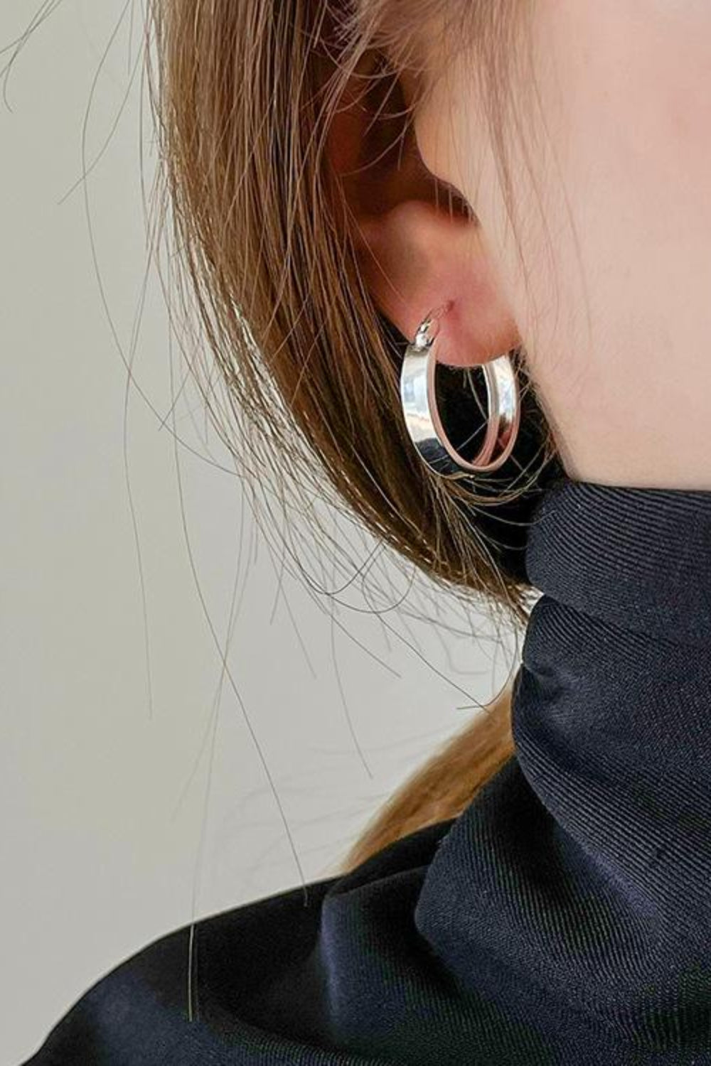 Gold-Plated Brass Huggie Earrings - Charming Charlie